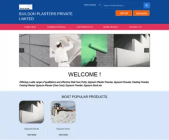 Buildonplaster.co.in(Wall Care Putty Manufacturer) Screenshot