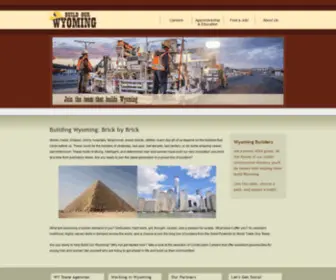 Buildourwyoming.org(Build Our Wyoming) Screenshot