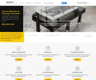 Buildproweldingtables.com(The BuildPro) Screenshot