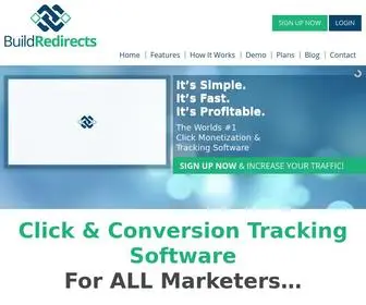 Buildredirects.com(Click Tracking Software For Internet Marketers) Screenshot
