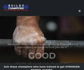 Buildschampions.com(Sports Performance Training) Screenshot