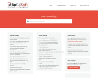 Buildsoftsupport.com(BuildSoft Support) Screenshot