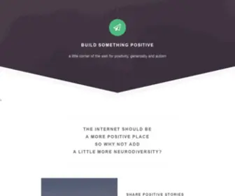 Buildsomethingpositive.com(Build Something Positive) Screenshot