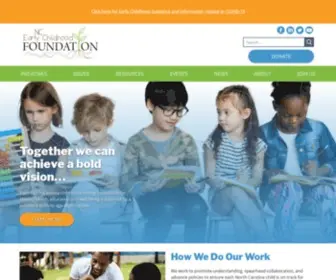 Buildthefoundation.org(North Carolina Early Childhood Foundation) Screenshot