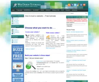 Buildwebsiteguide.com(How to build a website) Screenshot