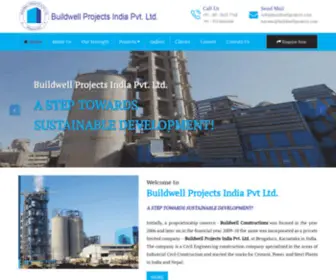 Buildwellprojects.com(Buildwell Projects India) Screenshot
