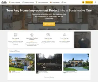 Buildwithrise.com(Turn Any Home Improvement Project into a Sustainable One) Screenshot