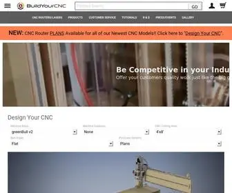 Buildyourcnc.com(Build Your CNC) Screenshot