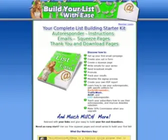 Buildyourlistwithease.com(Build Your List With Ease) Screenshot