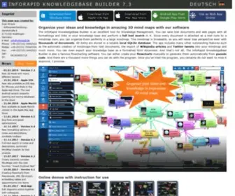 Buildyourmap.com(Create amazing 3D Mind Maps and Flowcharts with our software) Screenshot