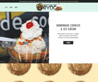Buildyourowncookie.com(Dessert) Screenshot