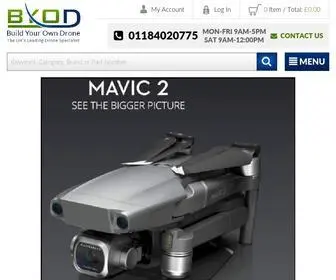 Buildyourowndrone.co.uk(FPV Racing Drones) Screenshot