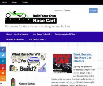 Buildyourownracecar.com(Build Your Own Race Car) Screenshot