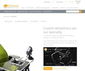 Built4ME.us(Manual and power wheelchair customizations) Screenshot