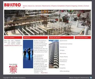 BuiltecFoundations.com(BUILTEC FOUNDATIONS) Screenshot