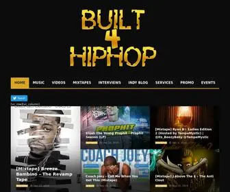 Builtforhiphop.com(BUILT 4 HIP HOP) Screenshot