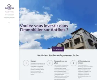 Builtforus.com(Conseils immobilier à Antibes) Screenshot