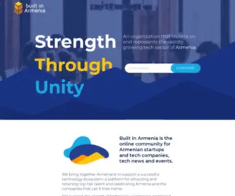 Builtinarmenia.com(Built in Armenia) Screenshot