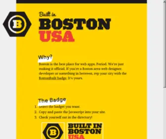 Builtinboston.org(Boston Built) Screenshot