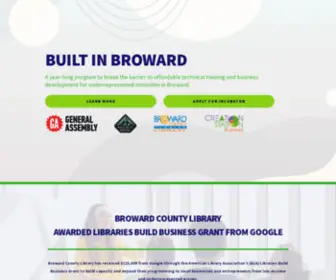 Builtinbroward.com(Built in Broward Program) Screenshot