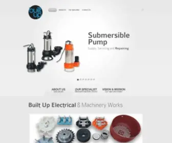 Builtupelectrical.com(Built Up Electrical and Machinery Works) Screenshot