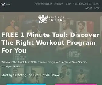 Builtwithscience.com(Jeremy Ethier (Get the right workout for you)) Screenshot