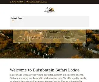 Buisfonteinlodge.co.za(Safari Lodge) Screenshot