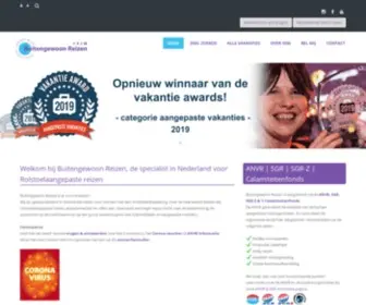 Buitengewoonreizen.nl(Buitengewoon Reizen) Screenshot