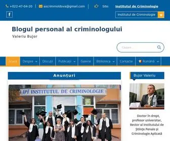 Bujor.md(Blogul personal al criminologului) Screenshot