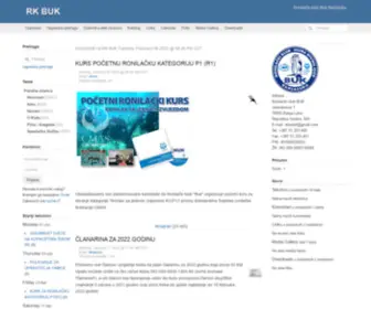 Bukbl.org(RONILACKI KLUB BUK BANJALUKA) Screenshot