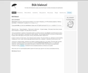 Bukblaivus.lt(Alkoholizmas ir jo gydymo būdai) Screenshot