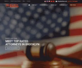 Bukhlaw.com(Bukh Law Firm) Screenshot