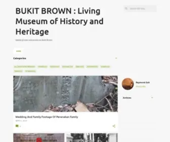 Bukitbrown.org(BUKIT BROWN) Screenshot
