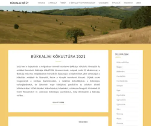 Bukkalja.info.hu(Bükkaljai Kő) Screenshot