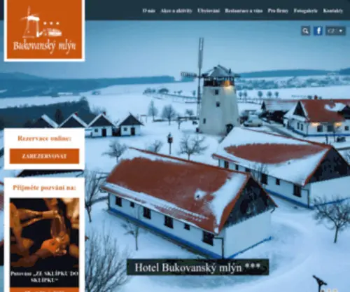 Bukovansky-MLYN.cz(Bukovanský mlýn) Screenshot