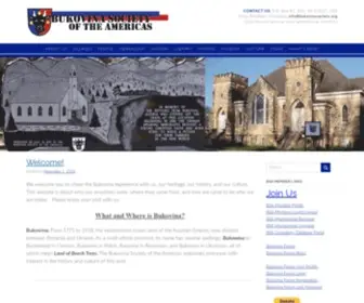 Bukovinasociety.org(Bukovina Society) Screenshot