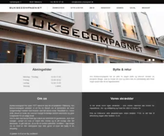 Buksecompagniet.dk(Buksecompagniet Silkeborg) Screenshot