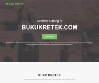 Bukukretek.com(Buku Kretek) Screenshot