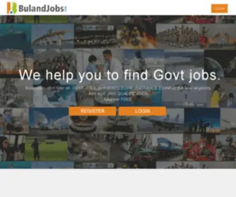 Bulandjobs.com(Central government jobs and state government jobs list in India) Screenshot