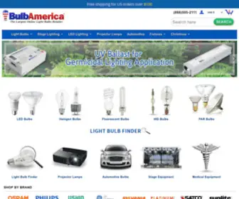 Bulbamerica.com(Light Bulbs) Screenshot
