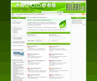 Bulbby.eu(Willkommen bei Branchenbuch) Screenshot