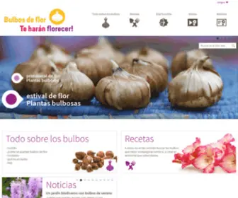 Bulbosdeflor.com(Descubra los bulbos de flor) Screenshot