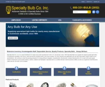 Bulbspecialists.com(Specialty Light Bulbs) Screenshot