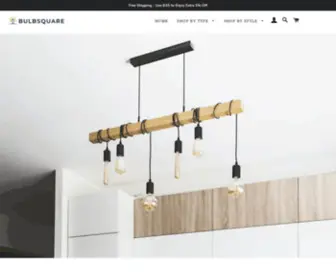Bulbsquare.com(Trending Home Lighting Global Provider) Screenshot