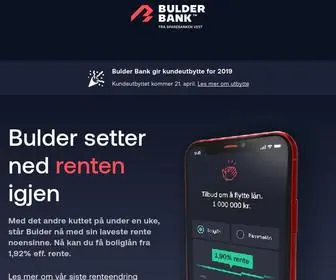 Bulderbank.no(Bulder Bank) Screenshot