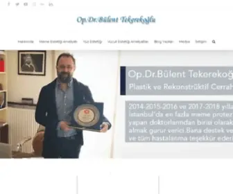 Bulenttekerekoglu.com.tr(Op.Dr.Bülent Tekerekoğlu) Screenshot