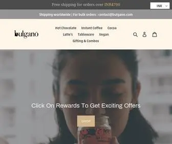 Bulgano.com(Delicious hot chocolates) Screenshot