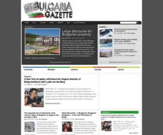 Bulgariagazette.com(News from Bulgaria) Screenshot