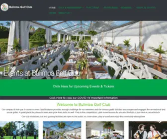 Bulimbagolfclub.com.au(Bulimba Golf Club) Screenshot