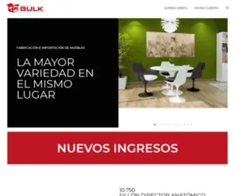 Bulk.com.ar(Fabricación e importación de muebles) Screenshot